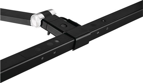 Schreibtischleuchte Alu/KU schwarz H.720mm m.Tischklemme m.LED || VE = 1 ST