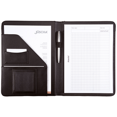 Alassio Konferenzmappe Mares 96086 DIN A4 Kunstleder schwarz