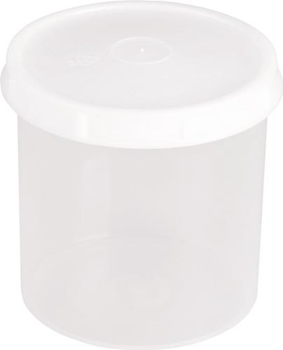 Dose 1000 ml m.Schraubdeckel rd.natur H126xD125mm HÜNERSDORFF || VE = 1 ST