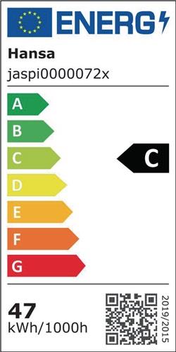 LED-Stehleuchte Aluminium,Stahl,PS,PMMA weiss H.1965mm LED HANSA || VE = 1 ST