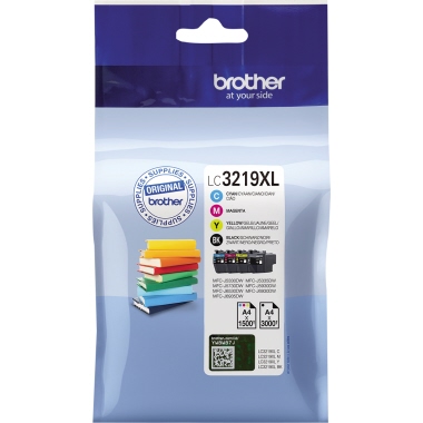 Brother Tintenpatrone LC3219XLVALDR sw/c/m/y 4 St./Pack.