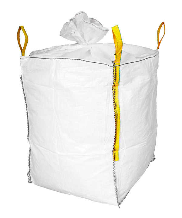 Big Bag 90x90x110cm, beschichtet, unbedruckt, Schürze, geschlossener Boden, / Inhalt à VE = 20