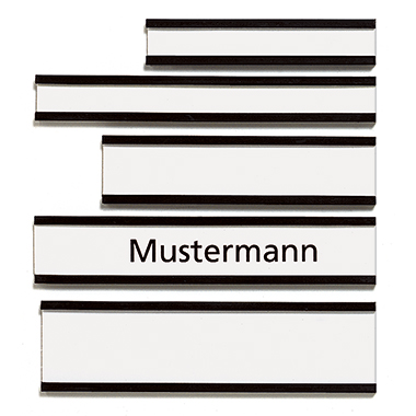 Franken Schild C-Profil C165 magnetisch 30x75mm 10 St./Pack.