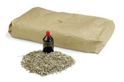 Vermiculite Füllmaterial | 100 Liter Sack, Körnung 0–6 mm |