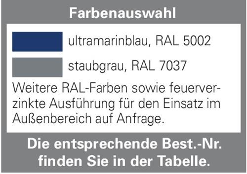 Ausgabeelement inkl.Ausgabetisch H2200xB980mm staubgrau f.Trennwandsystem || VE = 1 ST