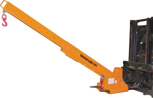 Teleskoplader max.3690mm Trgf.5000kg gelborange lack.f.Gabelstapler BAUER || VE = 1 ST