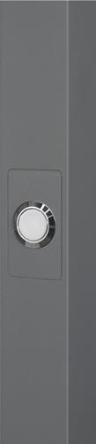 LED-Stehleuchte Aluminium,Stahl,PS,PMMA anth.H.1965mm LED HANSA || VE = 1 ST