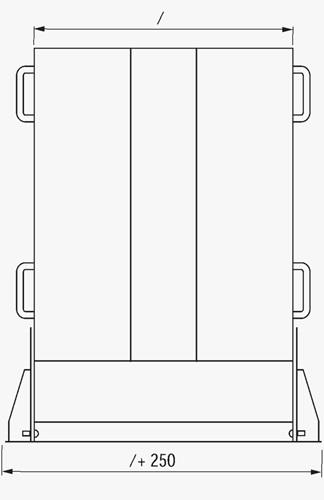 Auffahrrampe Alu.L2400xB800mm 450kg ALTEC || VE = 1 ST