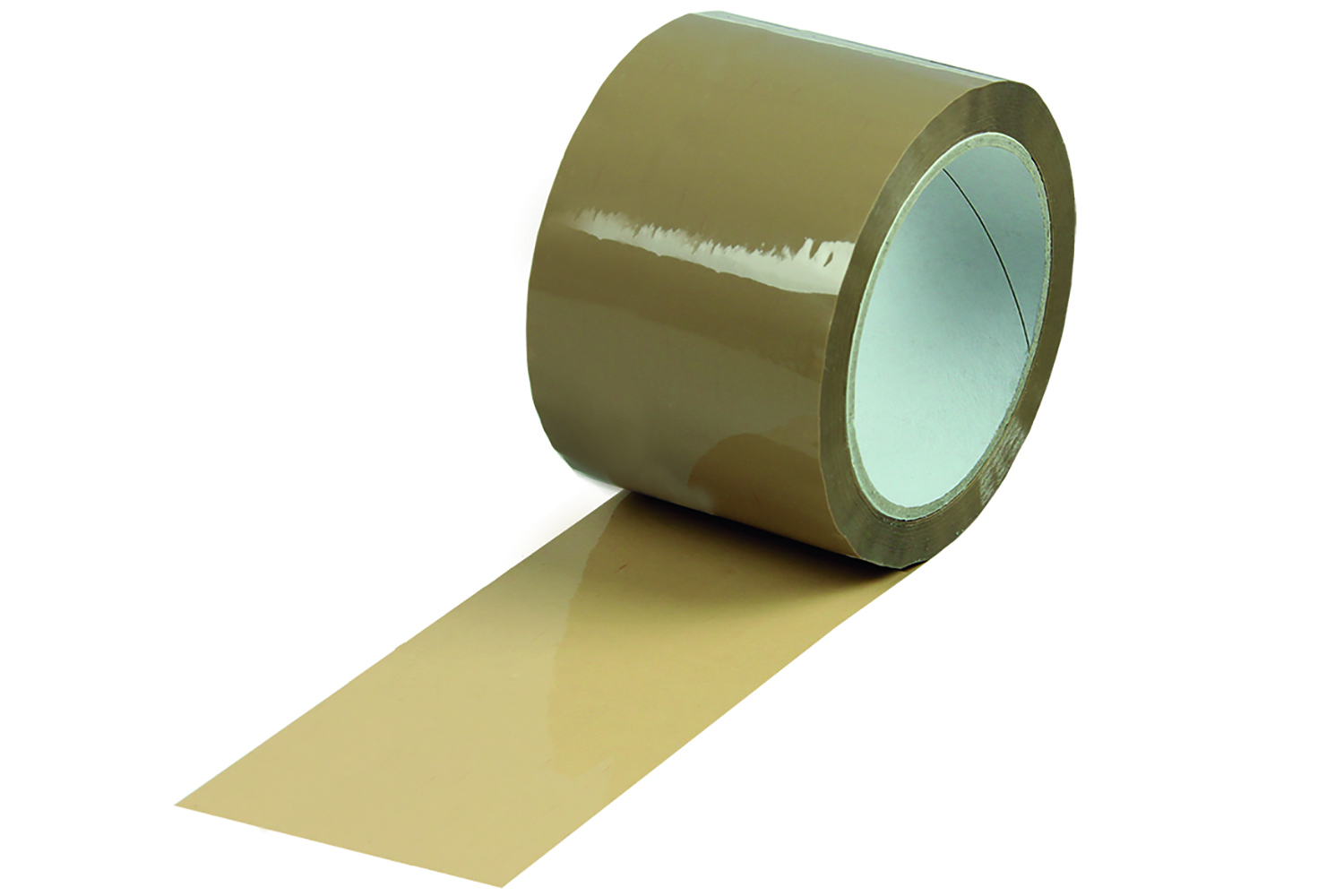 PP-Klebeband, leise, braun, 48 µ | 75 mm x 66 lfm. | VE = 24 Stk.
