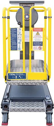 Personenlift FlexxLift 2.2 Arbeits-H.b.ca.4200mm Trgf.150kg STA besch.MUNK || VE = 1 ST