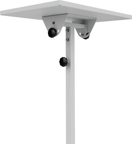 Materialständer Ladefl.L410xB610mm H.994-1344mm grau Ablage neigbar b.360Grad || VE = 1 ST