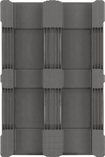 Kunststoffpalette L1200xB800xH160mm 3 Kufen geschl.HDPE CRAEMER || VE = 1 ST