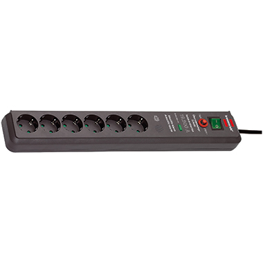 brennenstuhl Steckdosenleiste Secure-Tec 1159540376 6fach an