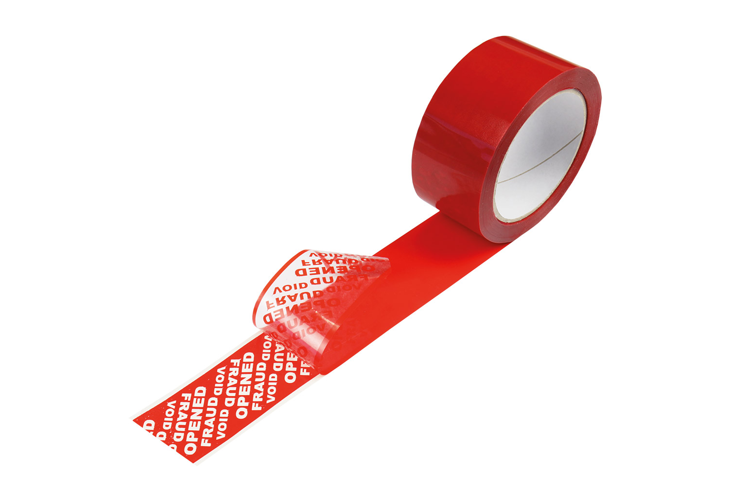 PET-Sicherheitssiegelband, rot, 49 µ | 50 mm x 50 lfm. | VE = 36 Stk.