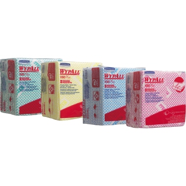 WYPALL Wischtuch X80 19127 Viertelfalz 35x34cm rt 30 St./Pack.