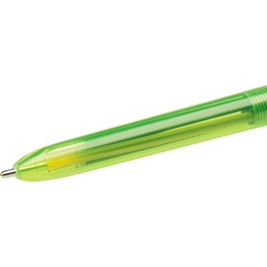 BIC Mehrfarbkugelschreiber 4Colours Fluo 982868 bl/sw/rt/neon.ge