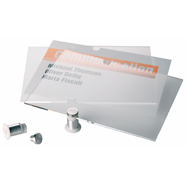 DURABLE Türschild CRYSTAL SIGN 482119 148x105mm transparent