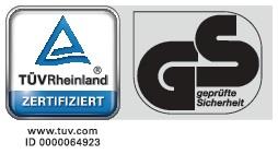Schreibtisch levero H650-1250xB1800xT800mm weißaluminium/Ahorn elektr.MAUSER || VE = 1 ST