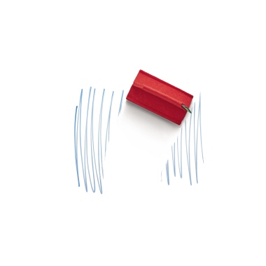 magnetoplan Tafelwischer 1228806 magnetoWipe ecoAware PET-Filz rot