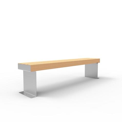 Hockerbank HO CUBE 80X100 DN L2000xB380xH500mm Lärche 68kg natur MEILLER || VE = 1 ST