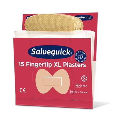 Pflasterstrips Salvequick elastisch 6 Nachfüllpack.je 15 St.SALVEQUICK || VE = 1 KT