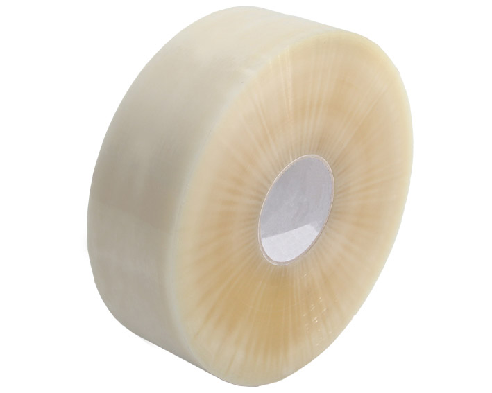 PP-Packband Großrolle transparent | 75 mm x 990 lfm., Kerndurchmesser 76 mm | VE = 4 Stk.