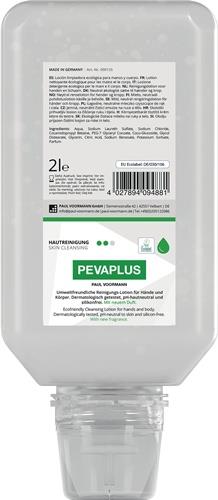Handreinigung Pevaplus 2l silikonfrei,pH-neutral Softflasche PEVAPLUS || VE = 1 ST