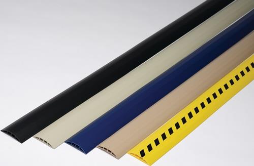 Kabelbrücken L3000xB100xH17mm Ku.schwarz m.Doppelklebeband EHA || VE = 1 ST