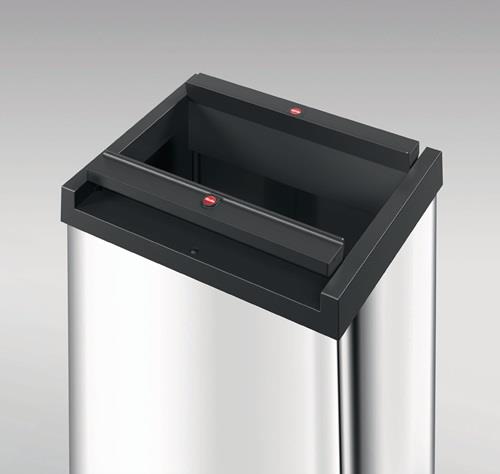 Abfallbehälter H763xB339xT260mm 52l weiss HAILO || VE = 1 ST