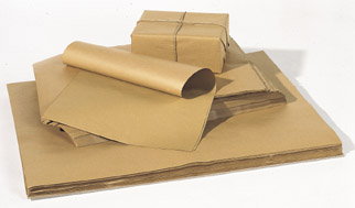Packpapier, 80 g/m², enggerippt | 750 x 500 mm (L x B) | VE = 25 Stk.