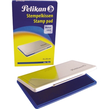 Pelikan Stempelkissen 1 331124 getränkt ohne Öl 9x16cm blau