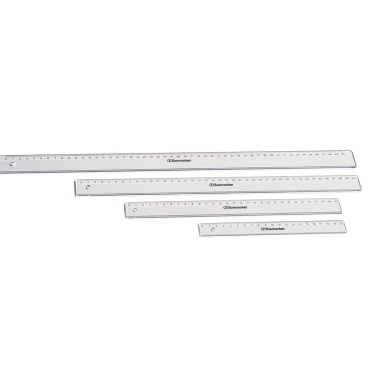 Soennecken Lineal 1826 50cm Kunststoff transparent