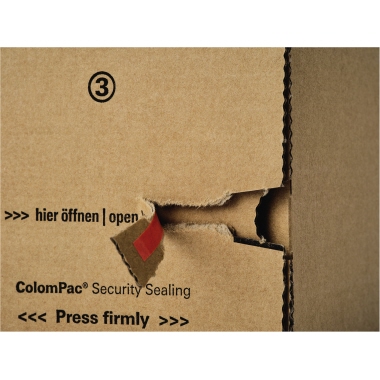 ColomPac Versandhülse CP 072.06 10,8x10,8x86cm Wellpappe braun