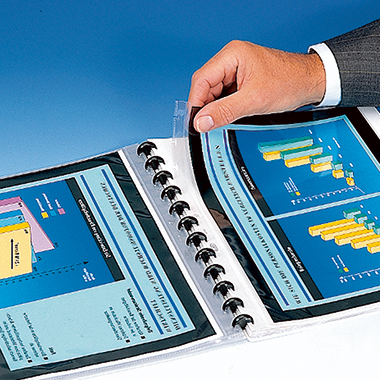 Oxford Ringmappe manageMe 100205607 DIN A4 PP anthrazit +25Hüllen