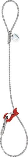 Drahtseil 1-strängig L3000xD12mm m.Öse,Kausche u.Gleithaken || VE = 1 ST
