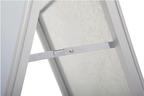 Kundenstopper Alu.aluminium A1 eloxiert/verzinkt wetterbeständig MAUL || VE = 1 ST