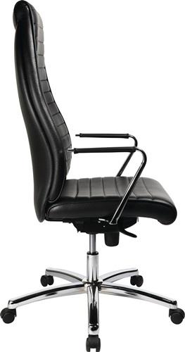 Chefsessel Leder schwarz m.Synchrontechnik 430-530mm || VE = 1 ST