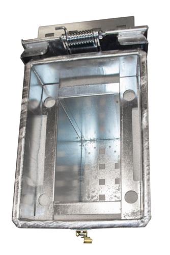 Lagerbehälter LIL 30 L400xB600xH750mm Stahlbl.TZN BAUER || VE = 1 ST