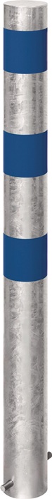 Rammschutzpoller STA verz.Reflexstreifen-blau z.Bet.Ø102mm H.900mm URBANUS