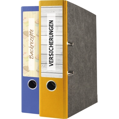 HERMA Ordneretikett 12901 192x61mm ablösbar weiß 20 St./Pack.