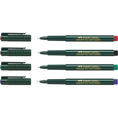 Faber-Castell Feinschreiber FINEPEN 151121 0,4mm rot