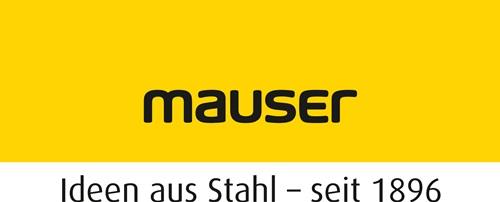 Regalschrank H2150xB680xT280mm grau 15Fachböden m.Türen 54xMK5,28xMK4MAUSER || VE = 1 ST