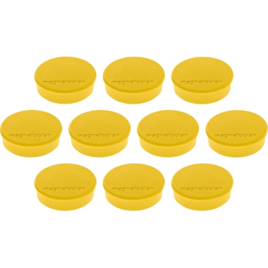 magnetoplan Magnet Discofix Hobby 1664502 25mm gelb 10 St./Pack.