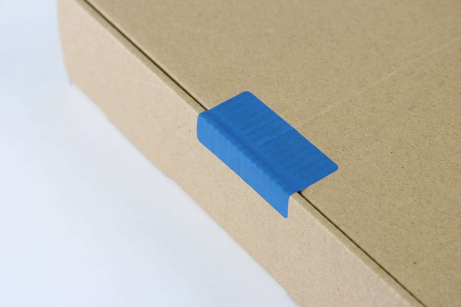 Sicherheits-Etikett, blau | 32 x 50 mm (L x B) |