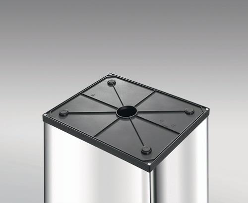 Abfallbehälter H763xB339xT260mm 52l weiss HAILO || VE = 1 ST