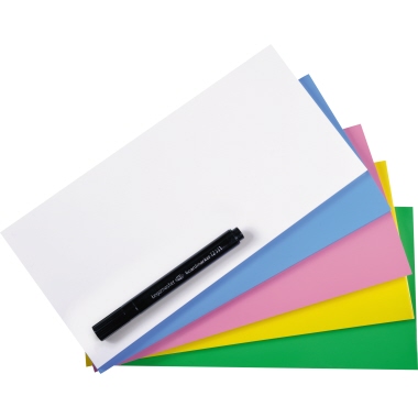 Legamaster Flipchartnotizen Magic 7-159499 10x20cm sort 500 St./Pack.