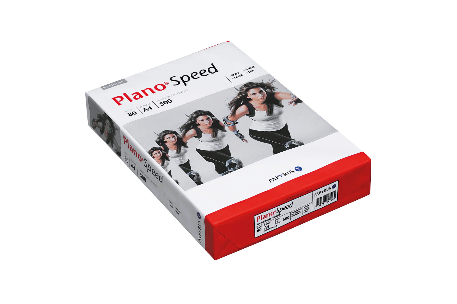 Kopier- und Druckerpapier, weiß, DIN A4 | 1 Karton = 2.500 Blatt in 5 Paketen | VE = 2500 Stk.