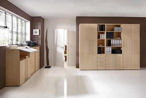 Schiebetürenschrank H748xB1200xT400cm Graphit/Asteiche 2 OH 2 Türen Knaufgriff || VE = 1 ST