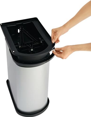Tretabfallsammler PASO 2x25l DxH670mm TPE || VE = 1 ST