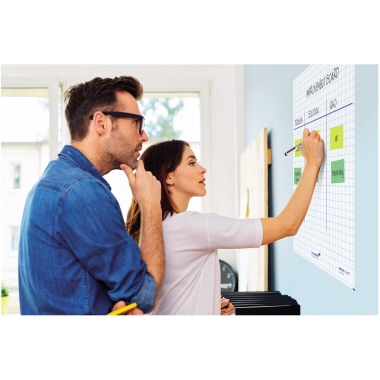 Legamaster Flipchartnotizen Magic 7-159410 10x20cm blau 100 St./Pack.